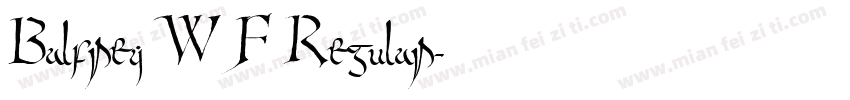 Balfrey WF Regular字体转换